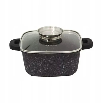Kvadratinis puodas greblon 20cm