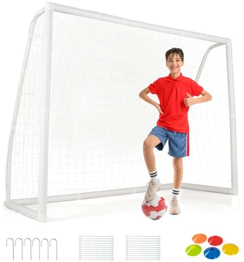 Futbolo vartai 243.8×91.4×182.9 cm