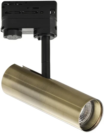 7W LED trifazis bėginis šviestuvas ROCKET, bronzos sp., CCT