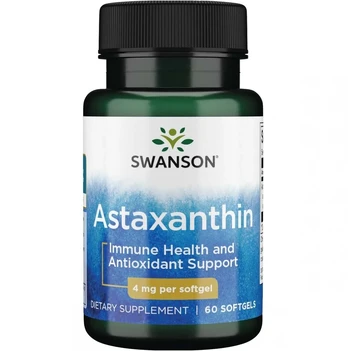 Swanson ASTAKSANTINAS NATŪRALUS 4mg – 60 kapsulių