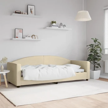 Sofa, kreminės spalvos, 80x200cm, audinys