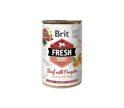 Brit Fresh konservai šunims Beef & Pumpkin 400 g