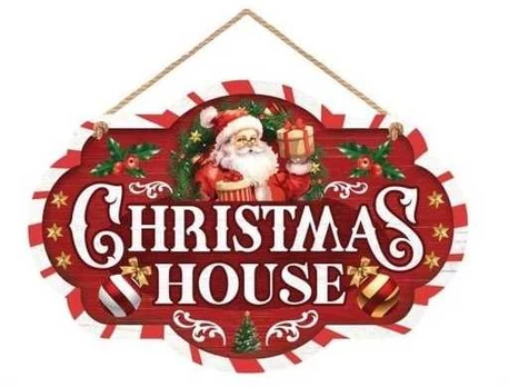 Fiesta Christmas House skilt