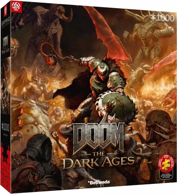 „Good Loot Gaming Puzzle: Doom The Dark Ages“ „Slayer\'s Rage“ 1000 elementų
