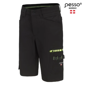 Šortai Pesso Mercury 145B stretch (juodi)