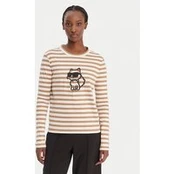 KARL LAGERFELD Palaidinė A1W17137 Smėlio Regular Fit