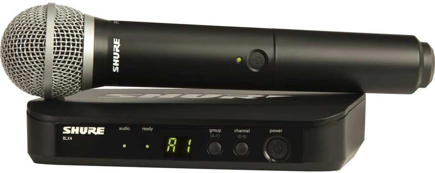 Bevielio mikrofono sistema Shure BLX24E/PG58-K14