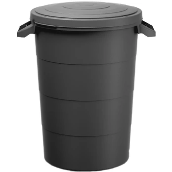 Prosperplast KEDEN SMOOTH BASKET - Juodas RECYCLING* | Tiekimas