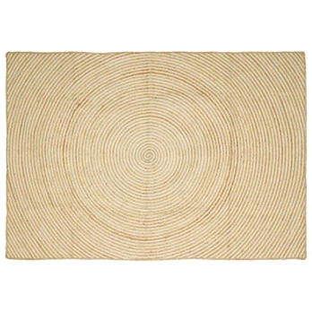 Kilimas Natūrali ir Balta 160 x 230 cm Džiutas