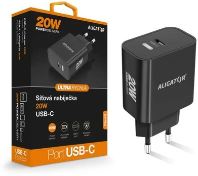Aligator Rychlá nabíječka PD 20W USB-C