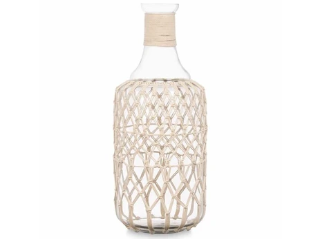 Gertuvė Gift Decor Ozdobna butelka w plecionce ze sznurka