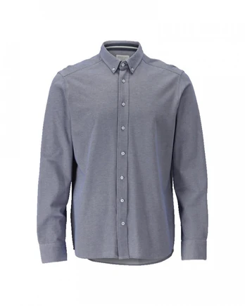 20104 shirt, blue-flecked 43-44, Mascot