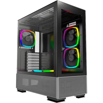 Montech SKY TWO GX Midi-Tower, Tempered Glass - juodas