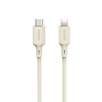 Dėklas Dudao L7SCL USB-C to Lightning cable 30W 1m baltas