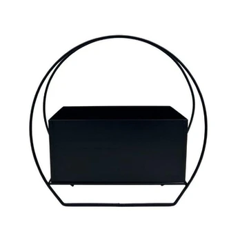 Metal flower stand in a semicircle