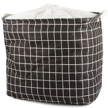 Verk Group Folding basket for laundry toys large lockable