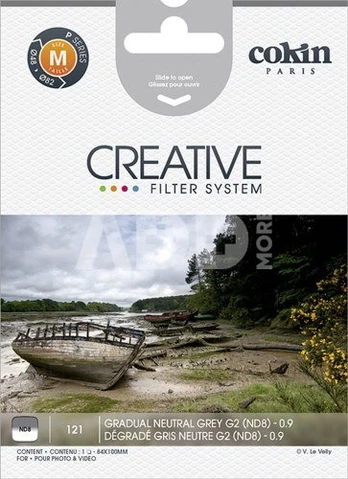 Cokin Filter P121 Gradual grey 2 ND 8