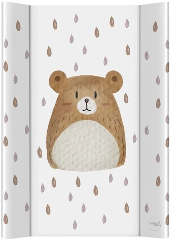 Kietas vystymo kilimėlis Ceba Baby Basic Bear Buddy, 50 × 70 cm