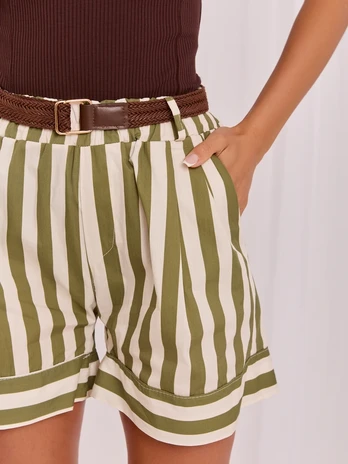 Italy Moda Šortai-IT-SN-FL10552YGM.64-khaki