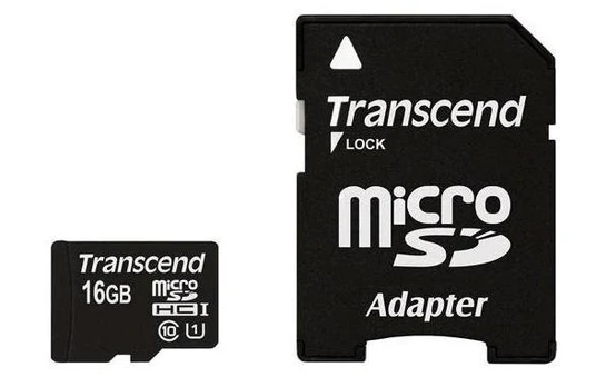 Atminties kortelė telefonui Transcend 16GB microSDHC UHS-I
