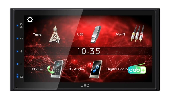 Automagnetola JVC Automobilio radijas kwm-27dbt