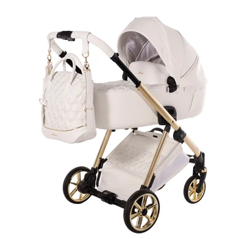 Junama Ellegante Art Deco White Vežimėlis 2 in 1