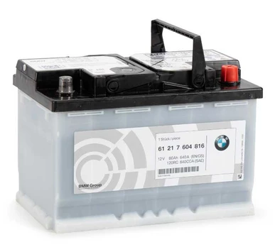 Originalus BMW E81 akumuliatorius 61217604816