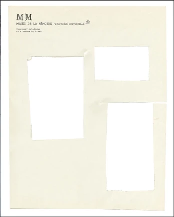 Musee de la Memoire ‘PROPRIETE UNIVERSELLE’ ®
