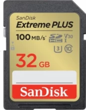 Sandisk memory card SDHC 32GB Extreme Plus kaina