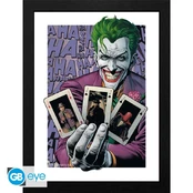 DC COMICS - Framed print The Joker Haha Cards (30x40) x2 kaina