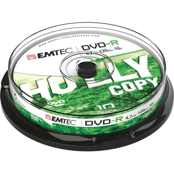 Emtec DVD-R 4,7GB 10pcs 16x Cake Classic