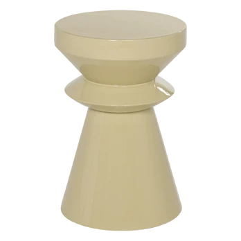 FEDDE SIDE TABLE METAL LIGHT YELLOW