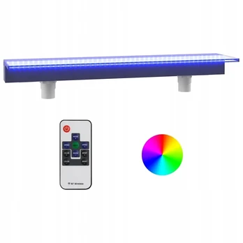 Led krioklys 108cm pilkas/skaidrus