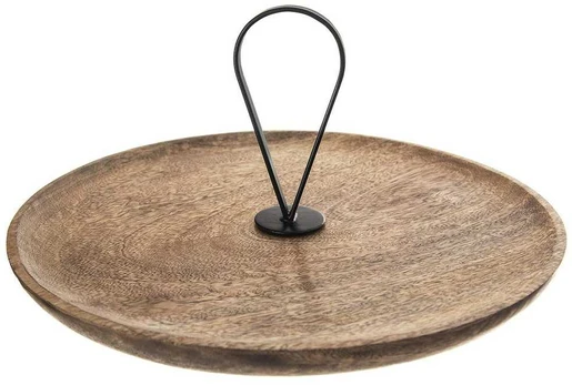 Medinė lėkštė 30,5 cm