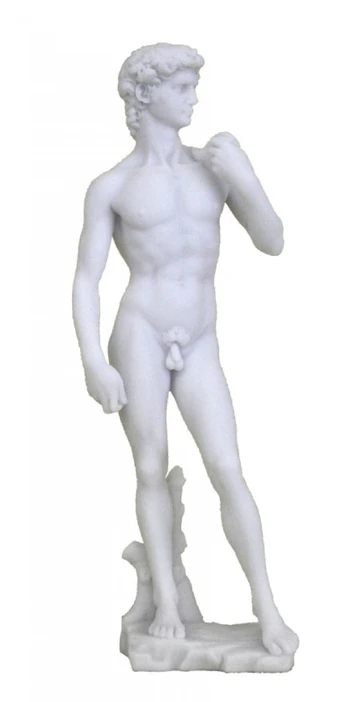 Dovydas - Michelangelo kūrinys. Aukštis: 32cm.