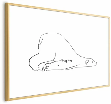 Artgeist Plakatas - Lazy Bear