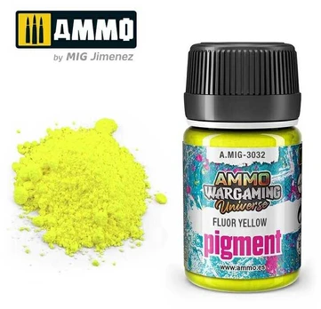 AMMO by MIG Jimenez AMMO MIG - Pigmentas Fluor Geltona, 35ml, 3032