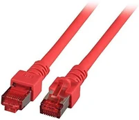 EFB RJ45 Patchkabel S/FTP, Cat.6, LSZH, 1m, raudona kaina
