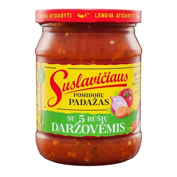 Daržovių padažas SUSLAVIČIAUS, 500 g