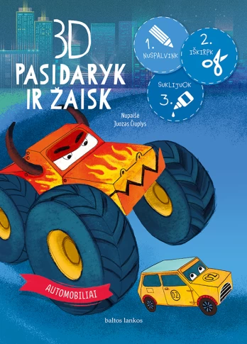 Pasidaryk ir žaisk: 3D automobiliai