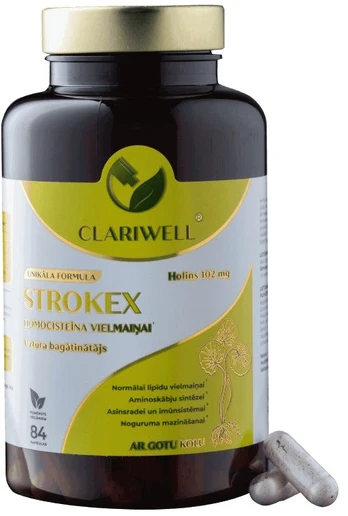 Clariwell Strokex kapsulės N84