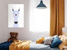 Artgeist Paveikslas - Lovely Llama (1 Part) Vertical kaina
