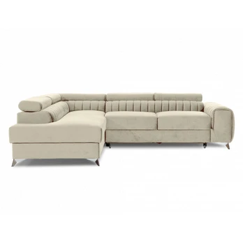 Kampinė sofa Laurence, Smėlio