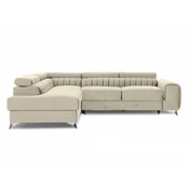 Kampinė sofa Laurence, Smėlio kaina
