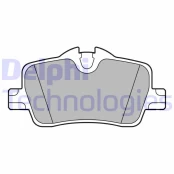 DELPHI LP3606 Brake pad set kaina