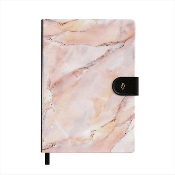 Morning Sunshine - Pastel Marble Notebook, A5 (14.8 x 21cm) / Grid