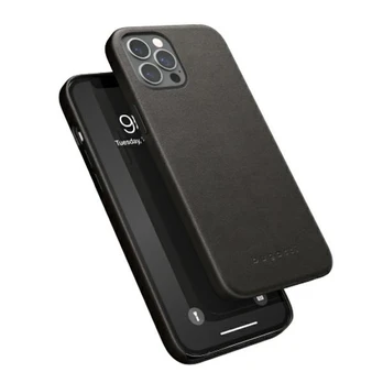 Dėklas Bugatti Porto Full Wrap iPhone 12 Pro Max juoda|juodas 42646