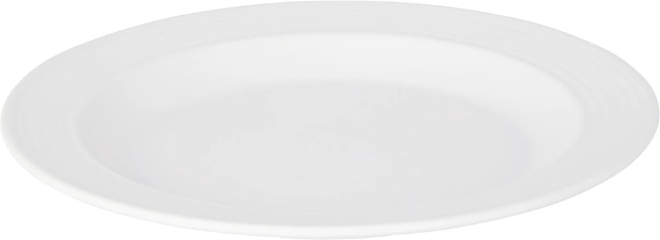 Lėkštė, melamino, baltos sp., skersmuo 25 cm