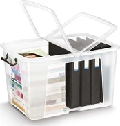 CEP Office container CEP Smartbox, 65l, transparent kaina