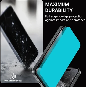 Apsauginis stiklas iPhone 18 Pro Crong Privacy 3D Armour Glass